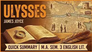 Ulysses - James Joyce | MGSU M.A. Sem. 3 English Literature