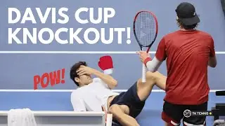 Another Debacle! Bergs Knocks Down Garin in Collision, But Garin Is Defaulted, What's Going On?