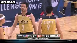 2016 NBA All Star Weekend   CANADA vs USA   Celebrity Game Full Game Highlights