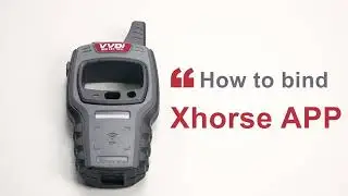 How to bind Xhorse Mini Key Tool with XhorseAPP? -Xhorseshop.eu