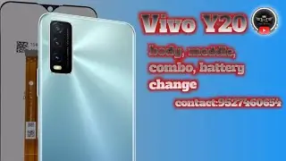 Vivo Y20 display body middle battery  CHANGE 📱 @NooriTelecom #mobile #repairing #shop #trending