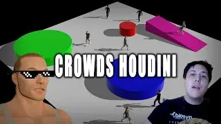 Houdini Crowd Setup | Mixamo, Animation Loops, Retargeting & Instancing