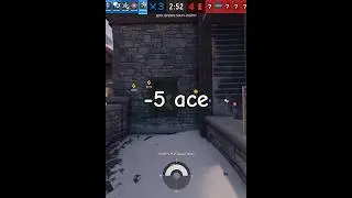 -5 ace push - #r6s #rainbowsixsiege #rainbow6 #r6clips #csgo #games #shorts