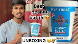 My fitness peanut butter 😋l dark chocolate l whey protein