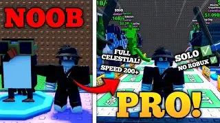 Perjalanan NOOB To PRO Sampe FULL CELESTIAL Brainrot Terkuat! Escape Tsunami For Brainrots Roblox