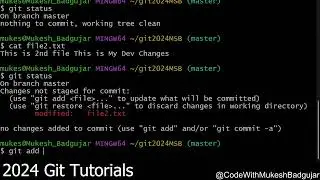 Git Stash | Git Version Control | Git Basic To Advance 2024 | GitHub 2024 New Toturial EP-7