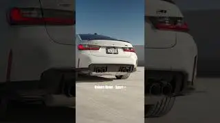G80 M3 MAD Single mid-pipe exhaust sounds - Stock Downpipes and muffler