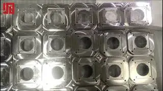 The left-side square elbow pipe connector