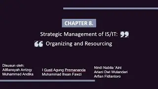 AyojiNugas -  Rencana Strategis Sistem Informasi (Pengorganisasian dan Sumber Daya)
