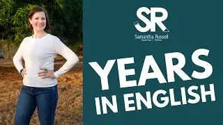 The Years in English (Eng Lvl A1)