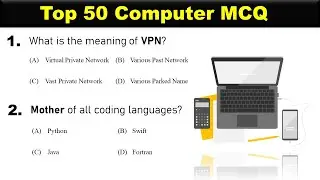 Top 50 Computer MCQ ◾ Computer GK ◾ Important Computer Questions ◾ Computer Quiz