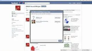 How to add the mred widget to your facebook business page