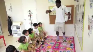 Wheels on the bus-nursery rhyme with a new spin