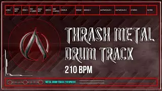 Thrash Metal Drum Track 210 BPM | Preset 3.0 | Reissued (HQ,HD)