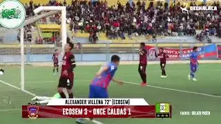 Ecosem 3 - Once Caldas 1 | Copa Per&uacute; 2022 - fecha 3 | Goles