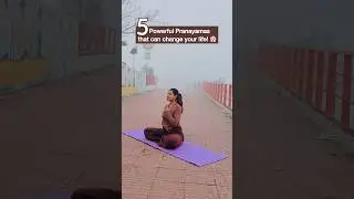 5 Pranayamas that will change your life!🌸 #trening #yoga #pranayama #breathcontrol #breathe #viral