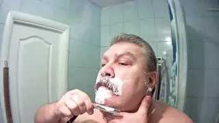 💈Бритье опасной бритвой PUMA Silberstal Solingen