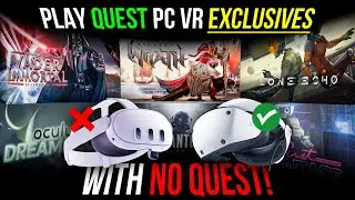 How To Play PC QUEST-Exclusive Games With PSVR2 & Revive VR!