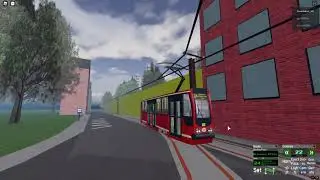 ROBLOX: Tramwaje Śląskie - Konstal 105NF S #752 - Linia 24