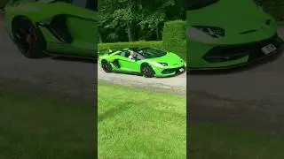 850,000$ Lamborghini Aventador SVJ spotted at car show #lamborghini #aventador #svj #carspotting