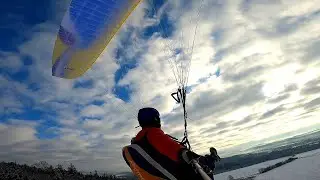 Winter is beautiful - G&oacute;ra Szybowcowa paragliding