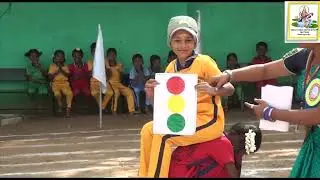 Girls Pyramid formation- Traffic rules awarness... #shorts
