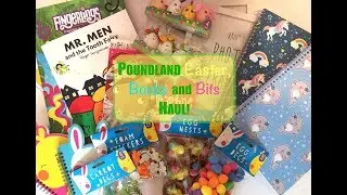 Poundland Easter, Books and Bits Haul! March 2019