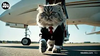 Billionaire Cat Just Landed! Private Jet, Big Paws, Bigger Swagger!