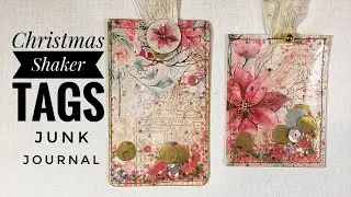 Shaker Christmas Tags