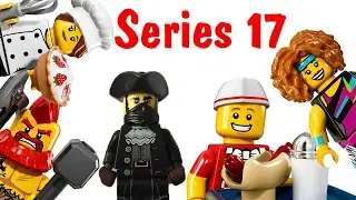 ALL LEGO Minifigures Series 17 + Secret Character-Highwayman.Revealed HD Images(71018).Kids Toys