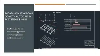 What We Can Do with AutoCAD in PV System Design ?