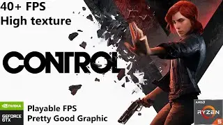 Control On Ryzen 5 3550H - GTX 1050 3GB - HP Pavilion Gaming 15