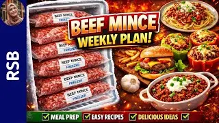 Beef Mince Weekly Plan|Ramzan Preparation|Budget meal plan|Frozen|RSB