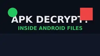 How to Decrypt Any APK 🔓 | Dump DEX Like a Pro | App Modding Tutorial