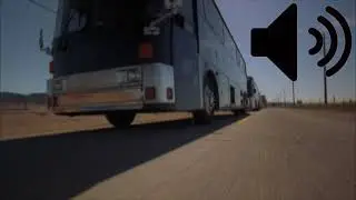 Bus arrives and depart Exterior sound effect (Royalty Free)