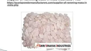 Supplier of Ramming Mass in India Indonesia Price