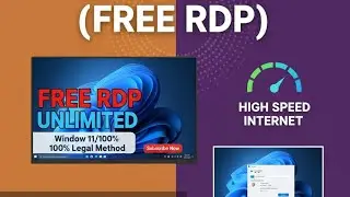 How To Create RDP | Free Rdp/Vps | No Cr&egrave;dit D&egrave;b&iacute;t Card | Lifetime Free RDP | No Time Limit 