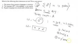 GATE | Theory of Computation | GATE CS 1989 | Question 16 | Solution  | Deepak Poonia