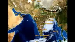 The progress of Cyclone Phailin