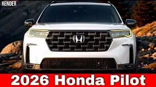 Редизайн Honda Pilot 2026 года &mdash; гибридная мощность и более смелый облик!