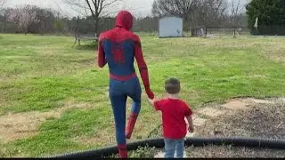 Spiderman saves 4-year-old's birthday canceled by coronavirus