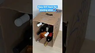 Simple DIY Wine Storage 📦🍷