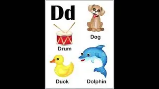 D for Dog । Rhymes #abcsong #dfordog #cartoons