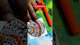 Small Circle Mandala Art |#shorts #arttherapy #art #promisikdarroy
