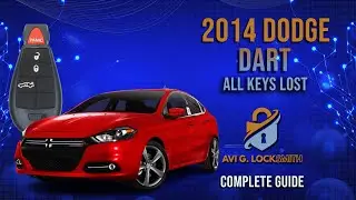 Мастерство изготовления брелоков: Dodge Dart 2014 (все ключи утеряны), руководство по программированию ключей, учебник Lishi.