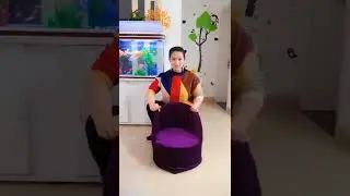 Recycle milk powder can to chair #Short