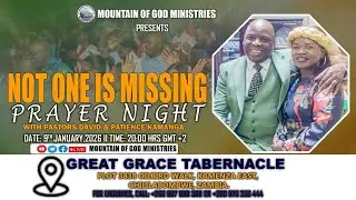 NOT ONE IS MISSING (NOIM) PRAYER NIGHT. STAY CONNECTED AND BE BLESSED.