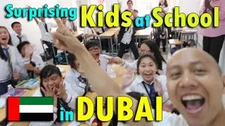 SURPRISING KIDS AT SCHOOL IN DUBAI | April 28th, 2017 | Vlog #97