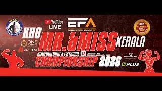 KERALA HEALTH CLUB ORGANIZATION - MR. & MISS KERALA BODYBUILDING & PHYSIQUE CHAMPIONSHIP 2026.