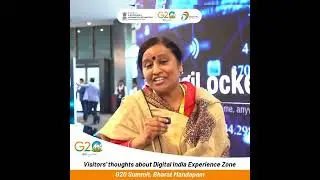 #G20Summit | Visitors enjoy the Digital India Experience Zone